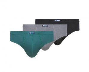CUECA SLIP ALGODÃO - KIT COM 3 UNIDADES