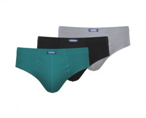 CUECA SLIP ALGODÃO - KIT COM 3 UNIDADES