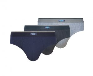CUECA SLIP ALGODÃO - KIT COM 3 UNIDADES