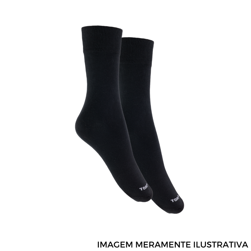 KIT C/8 MEIAS TORP SOCIAL COTTON LYCRA - 38 A 43