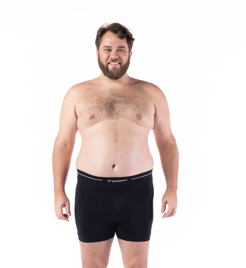 CUECA BOXER PLUS SIZE SEM COSTURA TORP – (54 A 56)