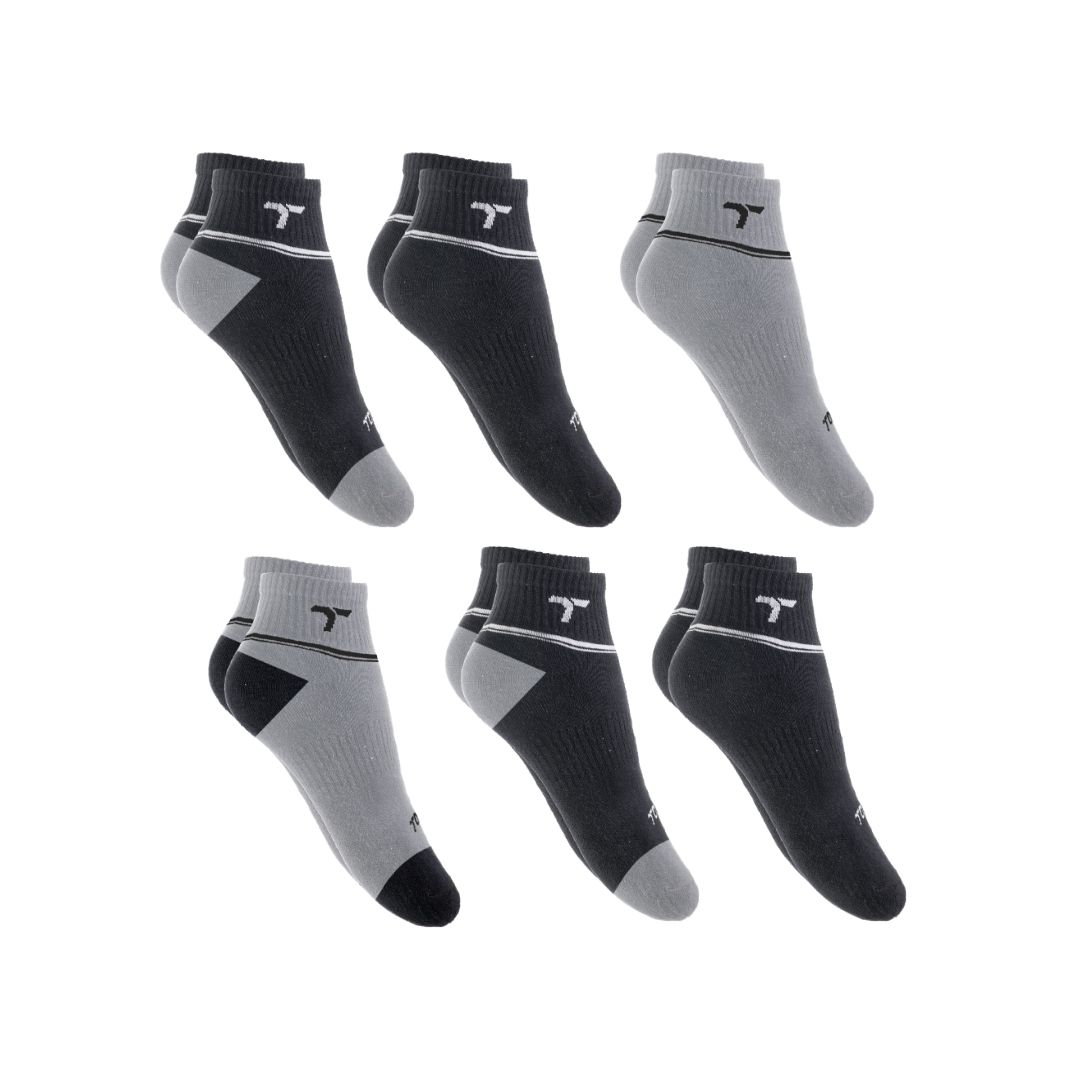 KIT COM 6 PARES MEIA CANO CURTO ATOALHADA CASUAL TORP – 38 a 43 - Imagem 3