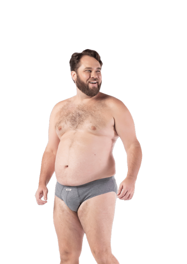 CUECA SLIP BÁSICA DE ALGODÃO PLUS SIZE - 50 A 64