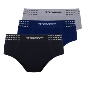 KIT COM 3 PEÇAS CUECA SLIP SEM COSTURA TORP – MICROFIBRA (ADULTO)